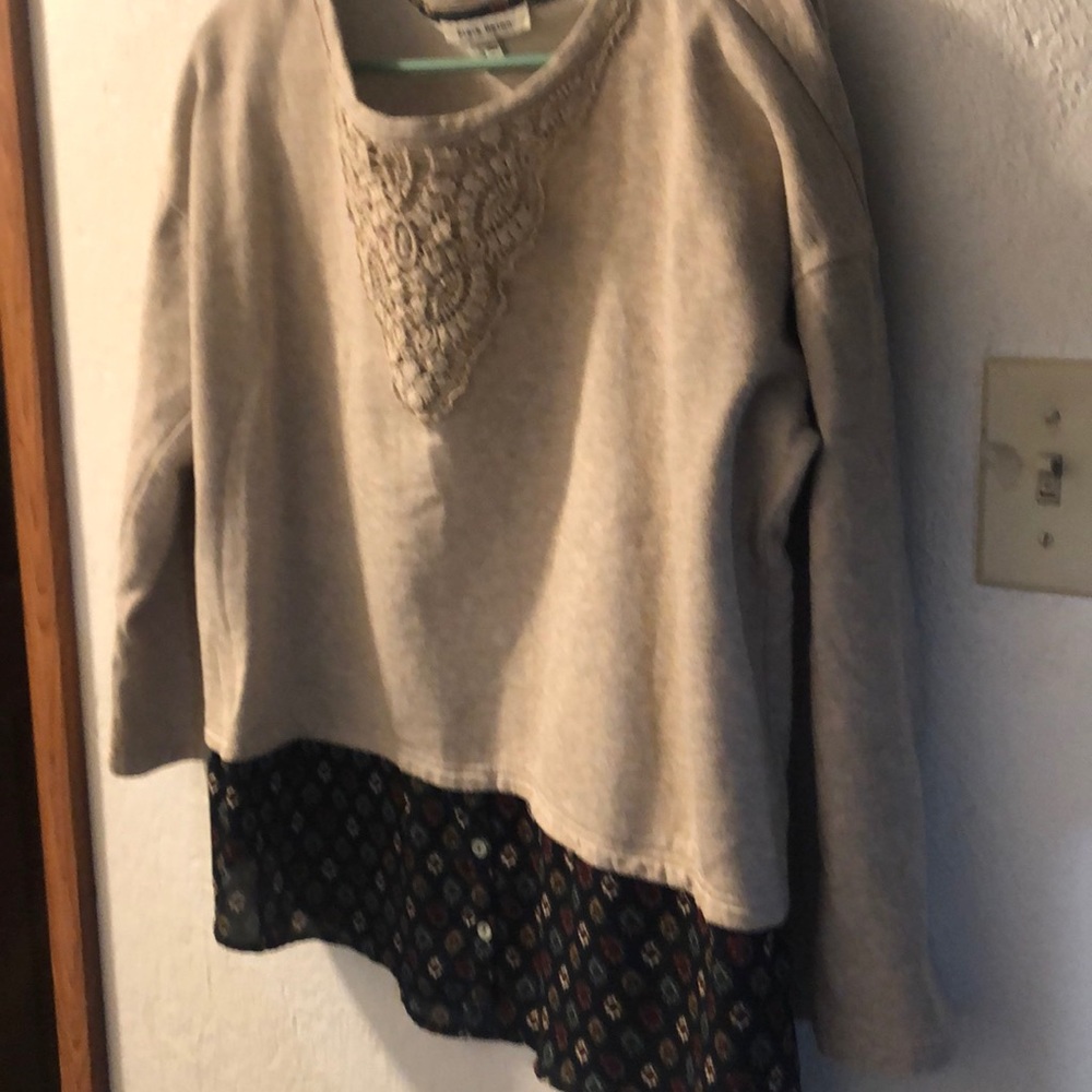 Black Rain sweatshirt material top